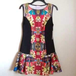 *Final Price* NWT 1 Of A Kind Romeo & Juliet Couture Floral Scuba Dress